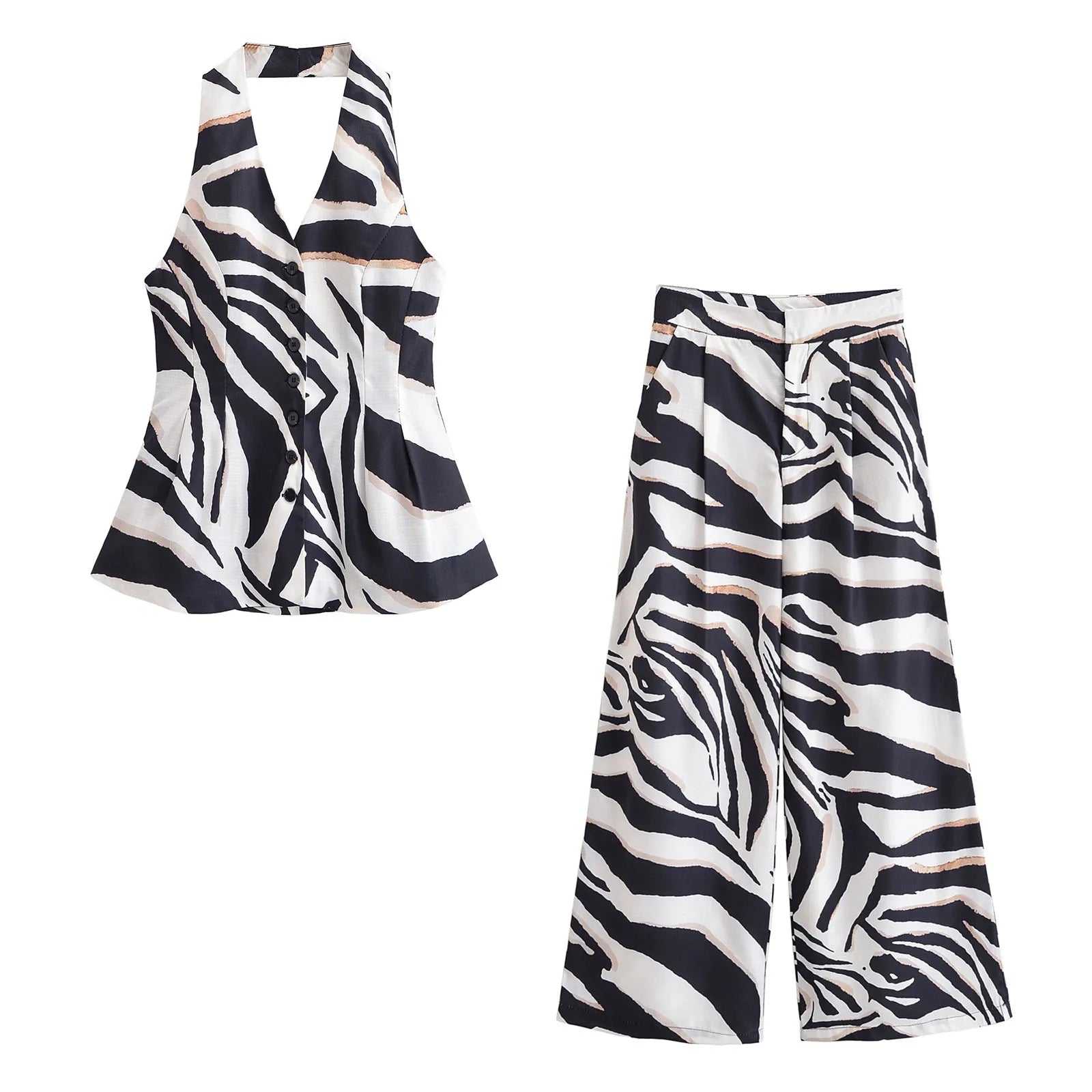 Ensemble Femme Élégance Zebra