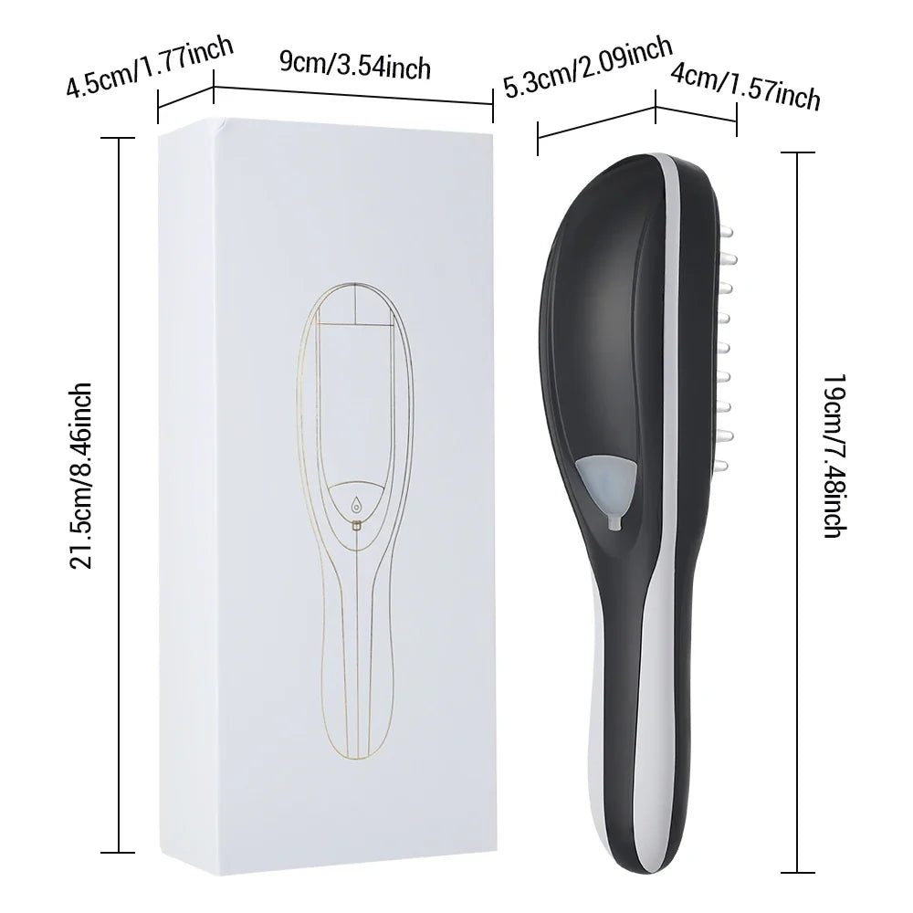 Brosse Thérapeutique Capillaire à LED