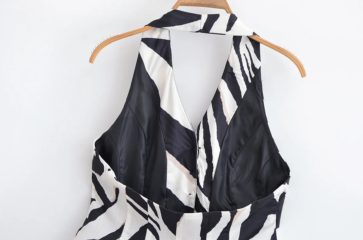 Ensemble Femme Élégance Zebra