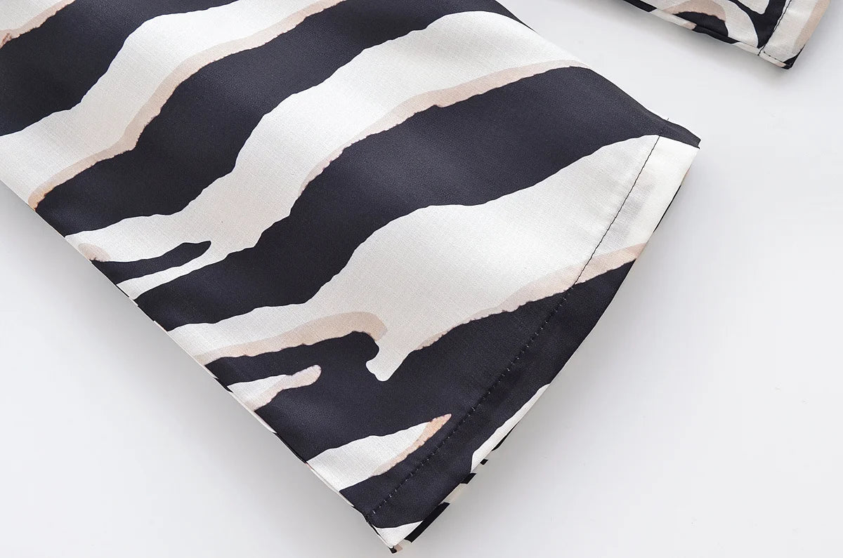 Ensemble Femme Élégance Zebra