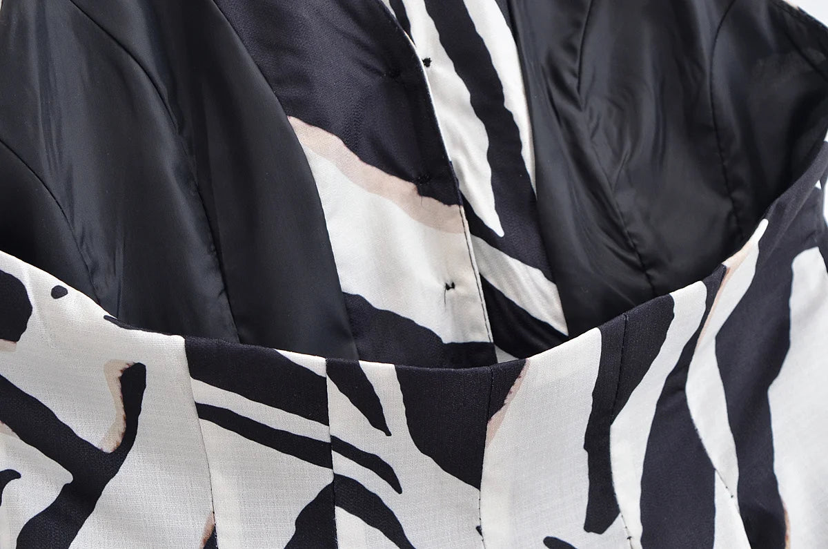 Ensemble Femme Élégance Zebra
