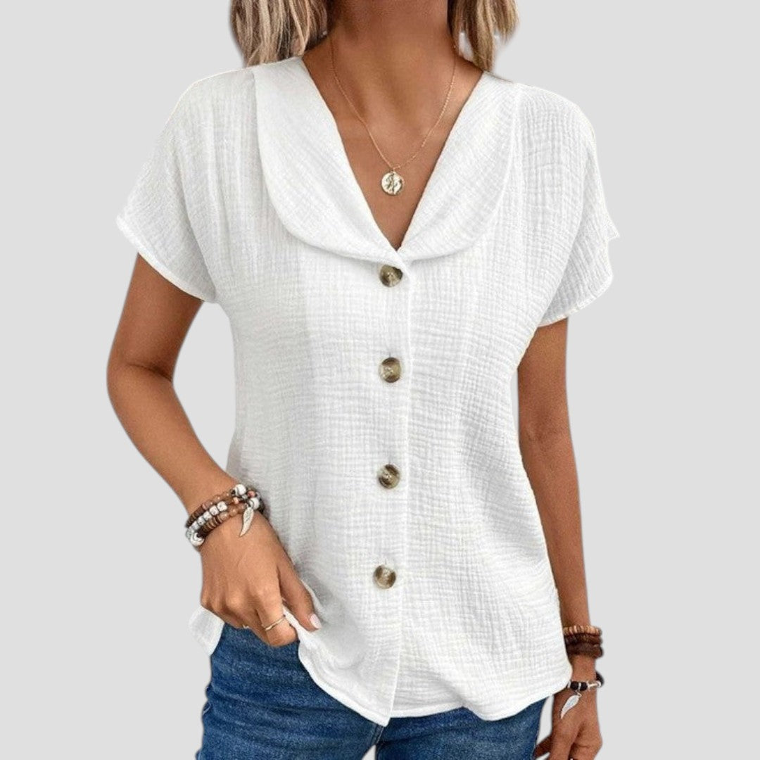 Blouse Elena Élégante Décontractée