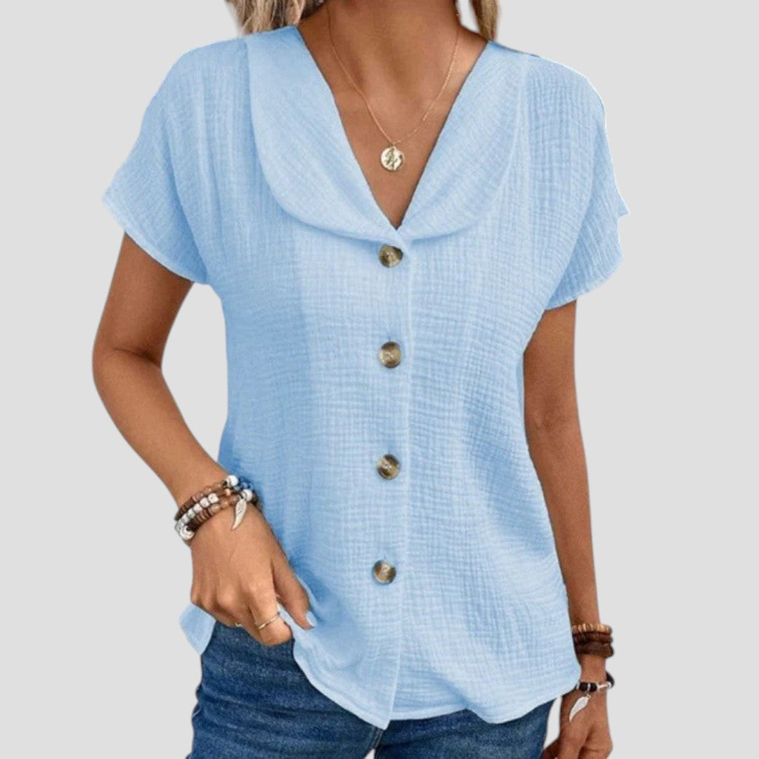 Blouse Elena Élégante Décontractée