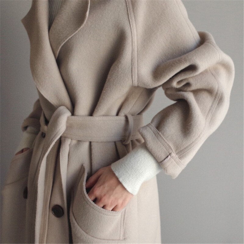 Manteau long élégant Amélie