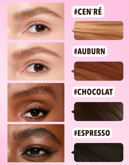 Sourcils 3D  – Duo Teinture & Brosse Pro
