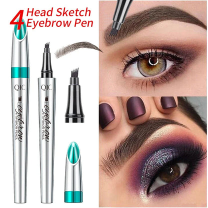 Crayon à sourcils ultra-fin 4 pointes - Effet Tatouage