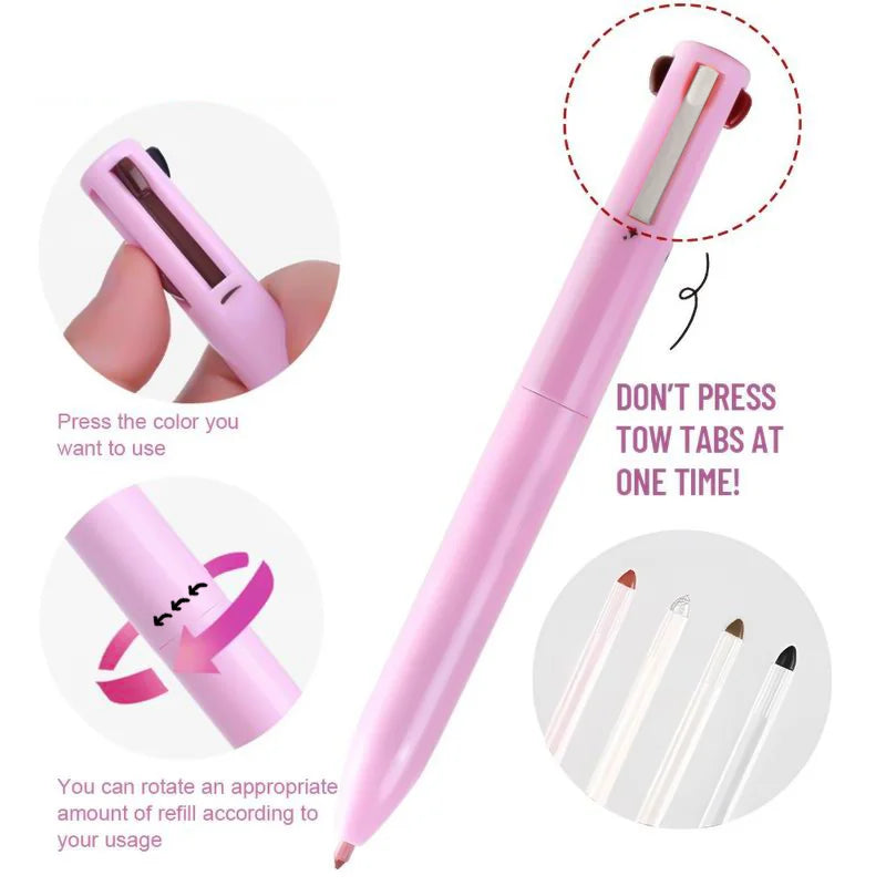 Stylo de Maquillage Multifonction - 4 en 1