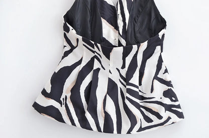 Ensemble Femme Élégance Zebra