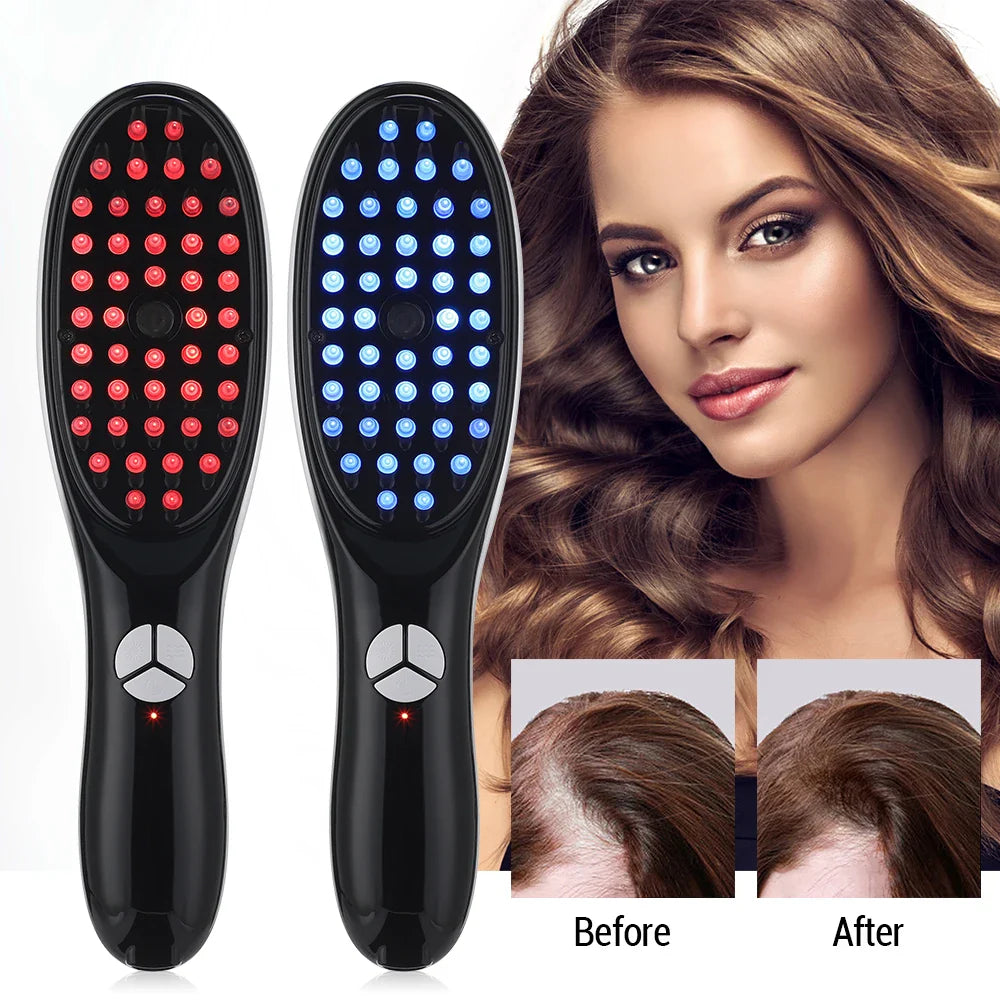 Brosse Thérapeutique Capillaire à LED