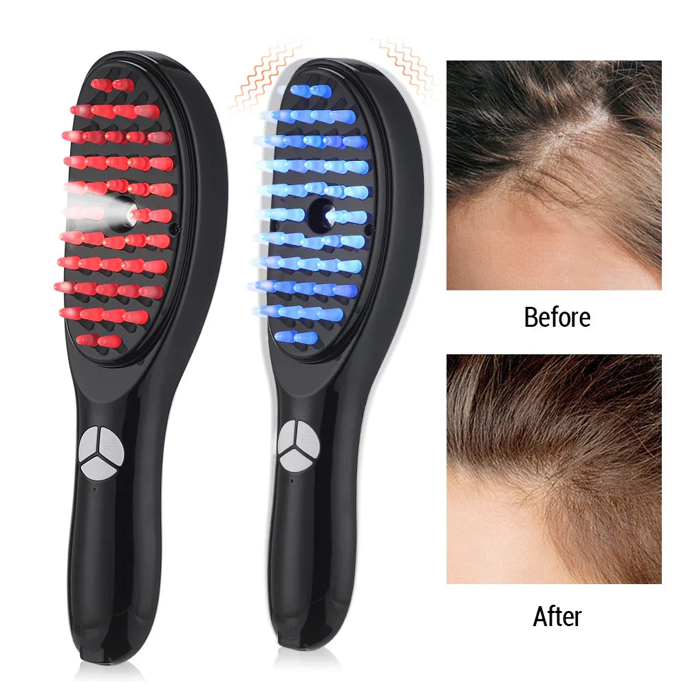 Brosse Thérapeutique Capillaire à LED
