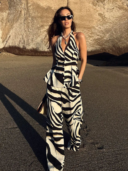 Ensemble Femme Élégance Zebra