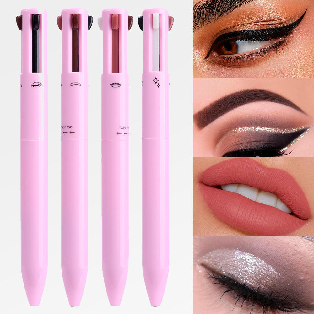 Stylo de Maquillage Multifonction - 4 en 1